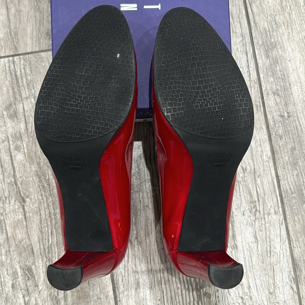 Ruby Red Stuart Weitzman Heels! - image 3